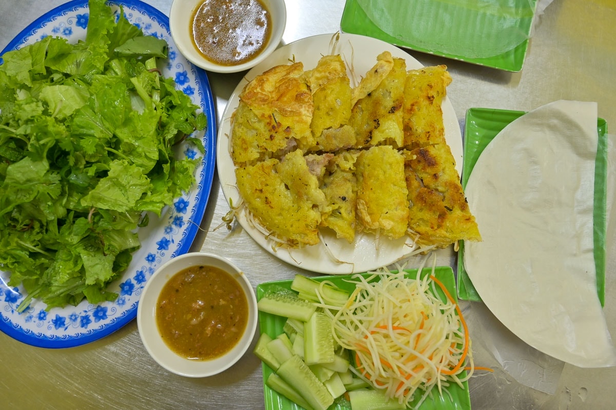 峴港自由行|公雞教堂旁越南煎食 窄巷盡頭是美味所在Bánh Xèo Bà Tuyết - 第1張圖