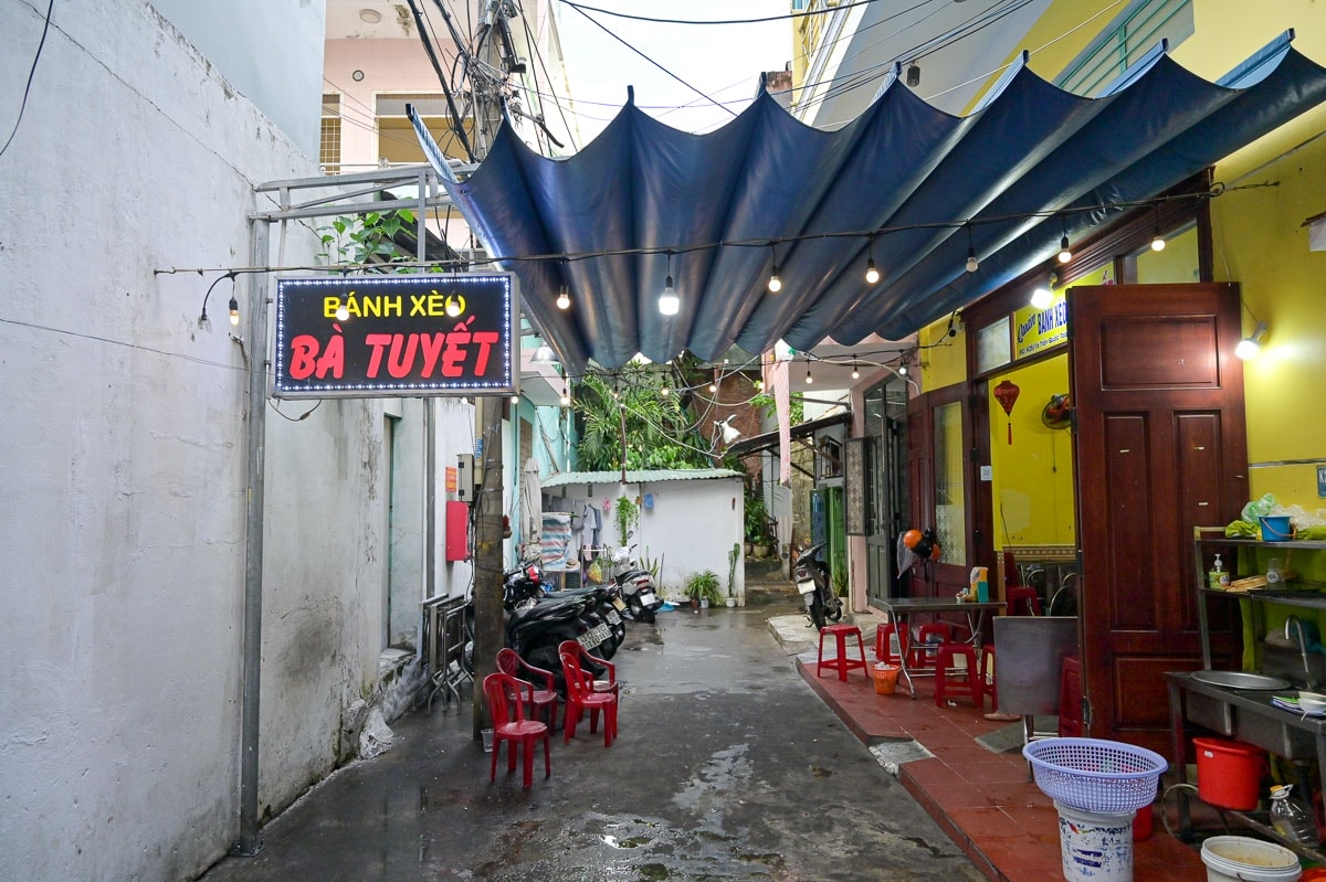 峴港自由行|公雞教堂旁越南煎食 窄巷盡頭是美味所在Bánh Xèo Bà Tuyết - 第2張圖
