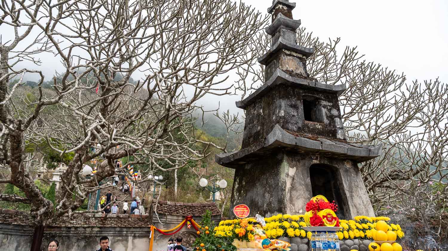 探索千年古剎與雲海奇景,搭纜車走步道登高祁福,感受安子山Yên Tử Mountain的仙山靈氣 - 第8張圖