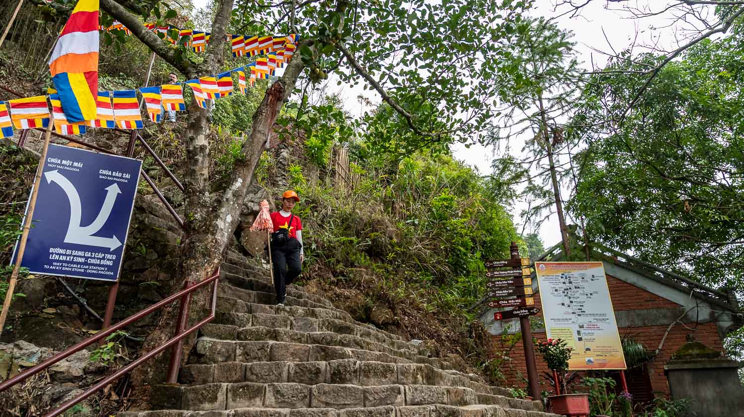 探索千年古剎與雲海奇景,搭纜車走步道登高祁福,感受安子山Yên Tử Mountain的仙山靈氣 - 第11張圖