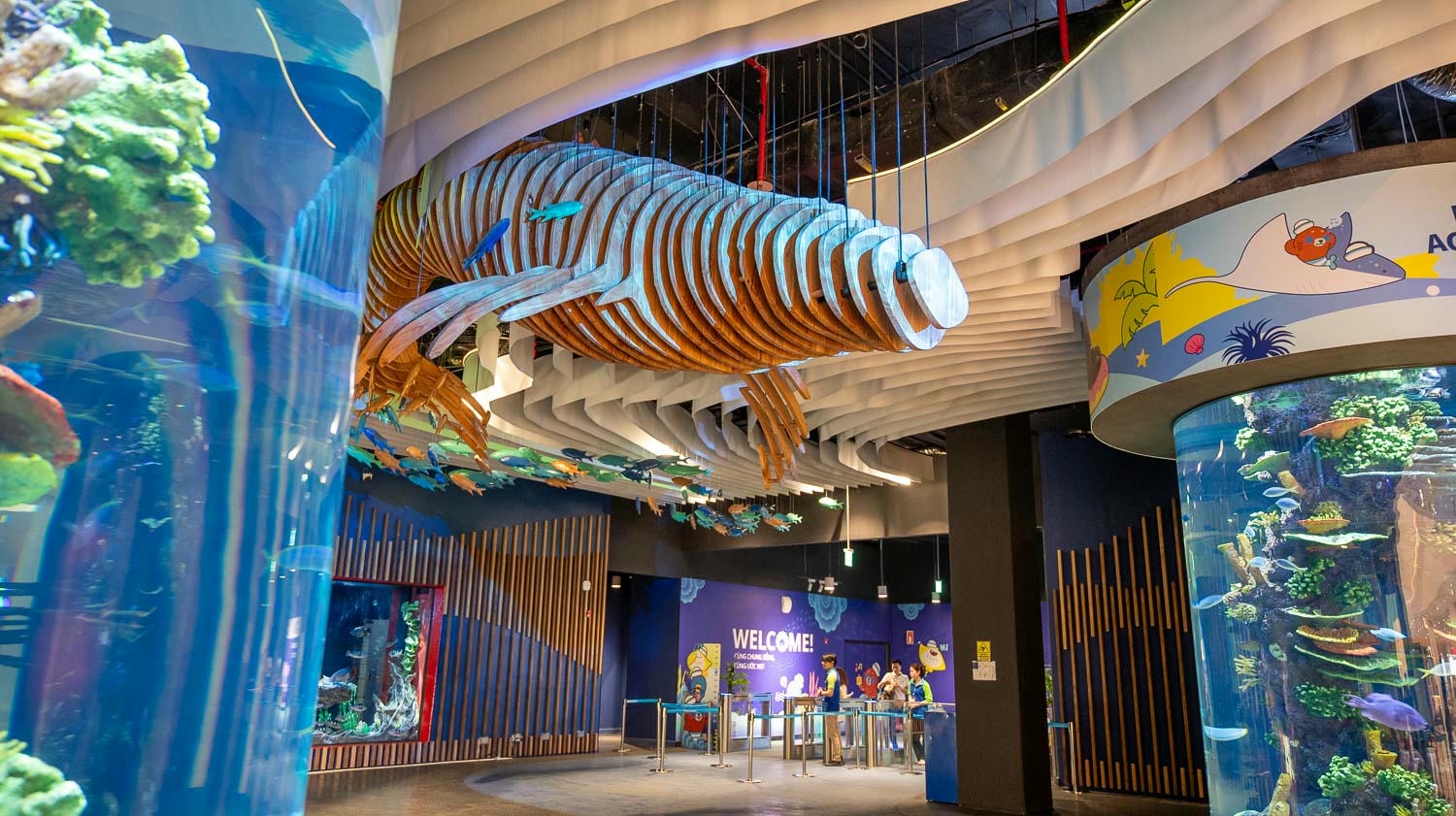 探索河內最大樂天世界水族館亮點一次看!超過30,000海洋生物及90米海底隧道人魚秀沉浸海底世界 - 第6張圖