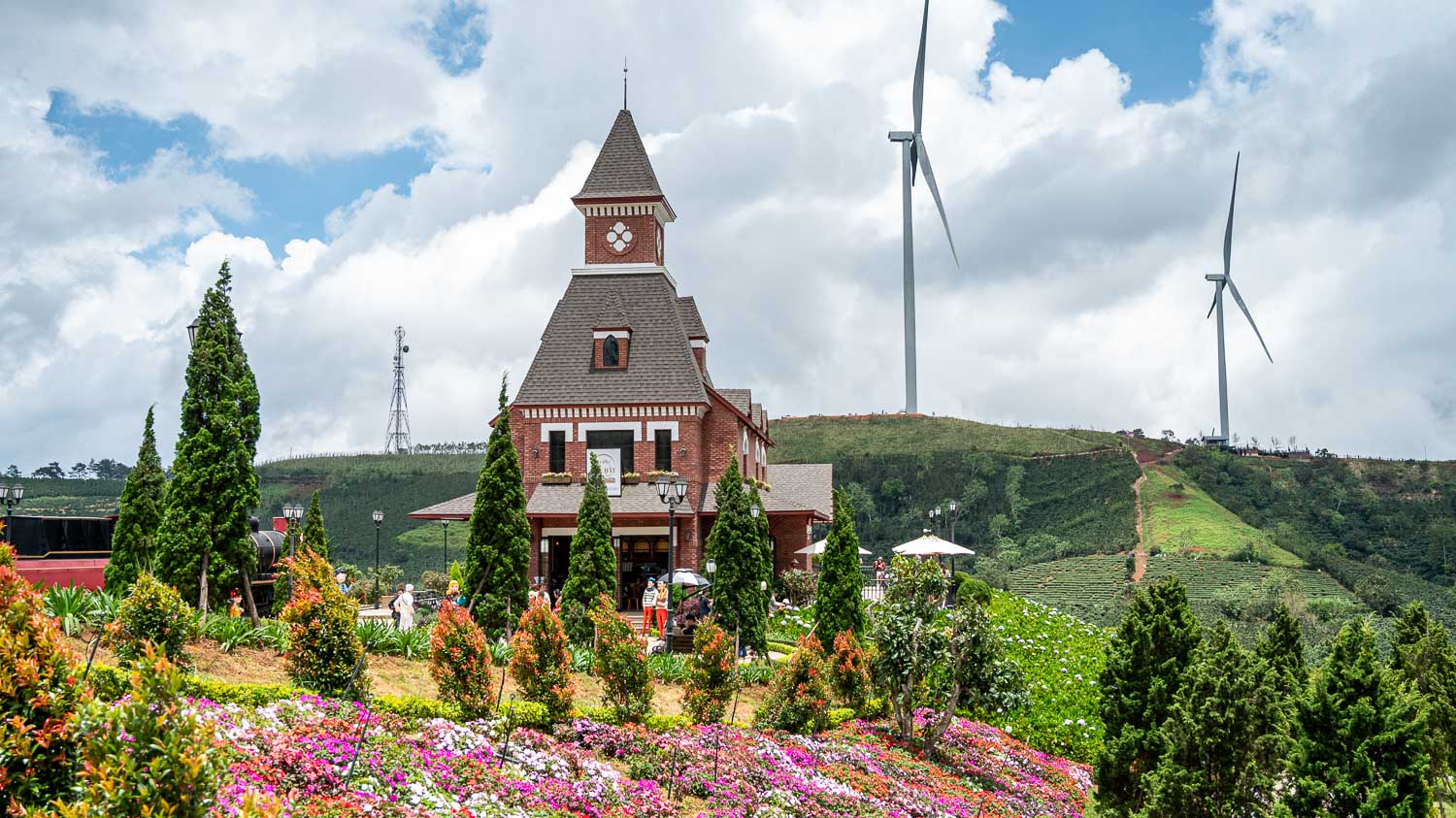 大叻歐洲花園Vườn Châu Âu像極阿爾卑斯小鎮,異國情調的自然美景、歐式童話與高原風情的完美交織 - 第4張圖