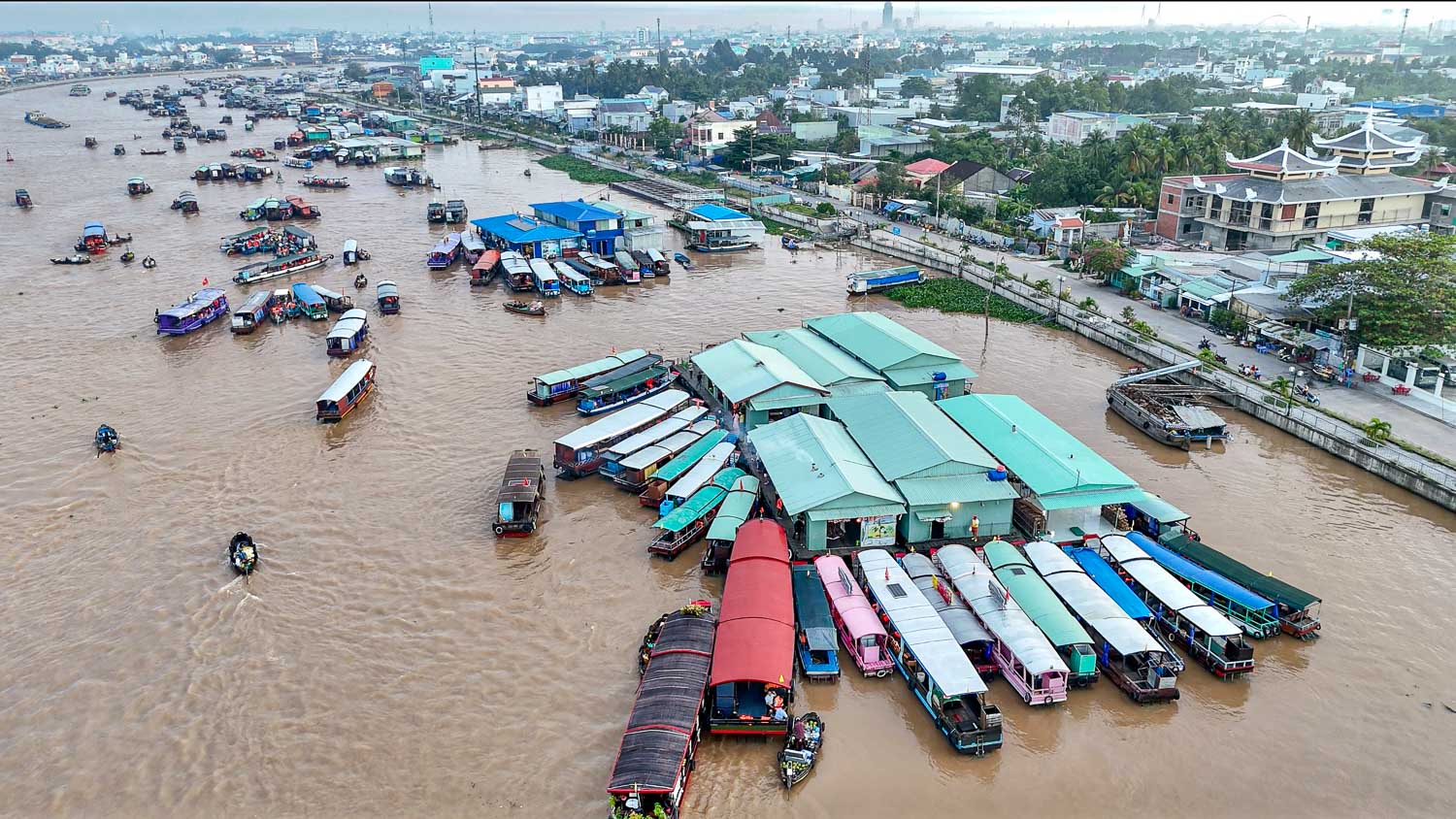 清晨限定的越南奇景 Cai Rang Floating Market!丐冷水上市場感受最真實的越南生活畫面 - 第10張圖