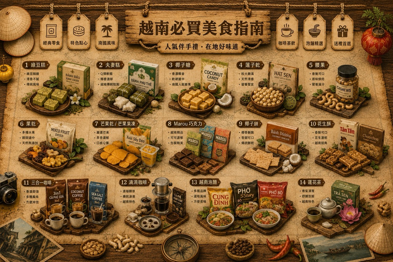 越南伴手禮全指南|33項超市實測人氣清單,小資女美妝到富國島限定特產一次帶回#持續更新 - 第4張圖 越南伴手禮全指南|33項超市實測人氣清單,小資女美妝到富國島限定特產一次帶回#持續更新